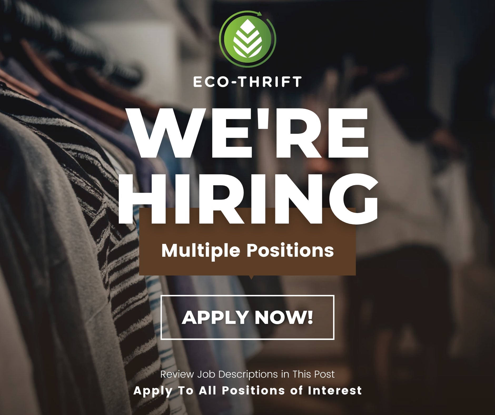 We re Hiring Summer 2024 Eco Thrift we-re-hiring-summer-2024-eco-thrift