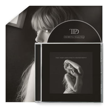 Taylor Swift  "The Tortured Poets Department" CD Sealed Black Dog Edition w/poster