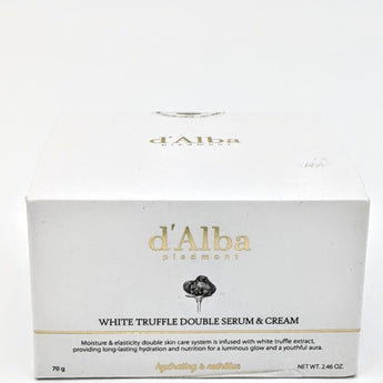 d'Alba Italian White Truffle Double Serum & Cream, Vegan Skincare 70g