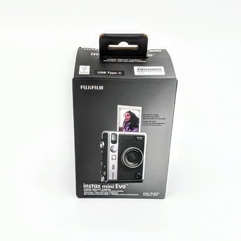 Fujifilm - INSTAX MINI Evo Instant Film Camera - Black