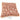 Geometric Patterned Cut Velvet Cotton Blend Square Throw Pillow Terracotta - Threshold™: Luxury Jacquard, Indoor Décor