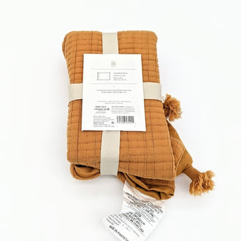 Double Cloth Quilt Sham Orange - Threshold™