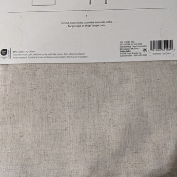 84" X 60" Cotton & Linen Blend Tablecloth - Threshold™: Rectangle, Solid Cream