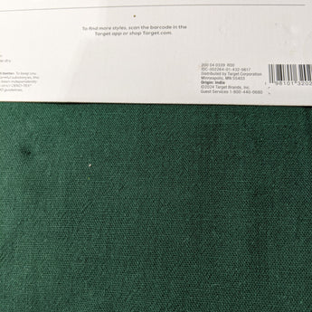 84"x60" Solid Tablecloth Green - Threshold™: Modern Woven Cotton-Linen Blend